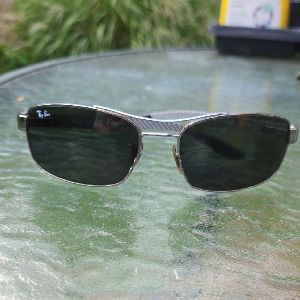 'Farm Fresh' Ray-Ban Metallic Silver Sunglasses RB 8316